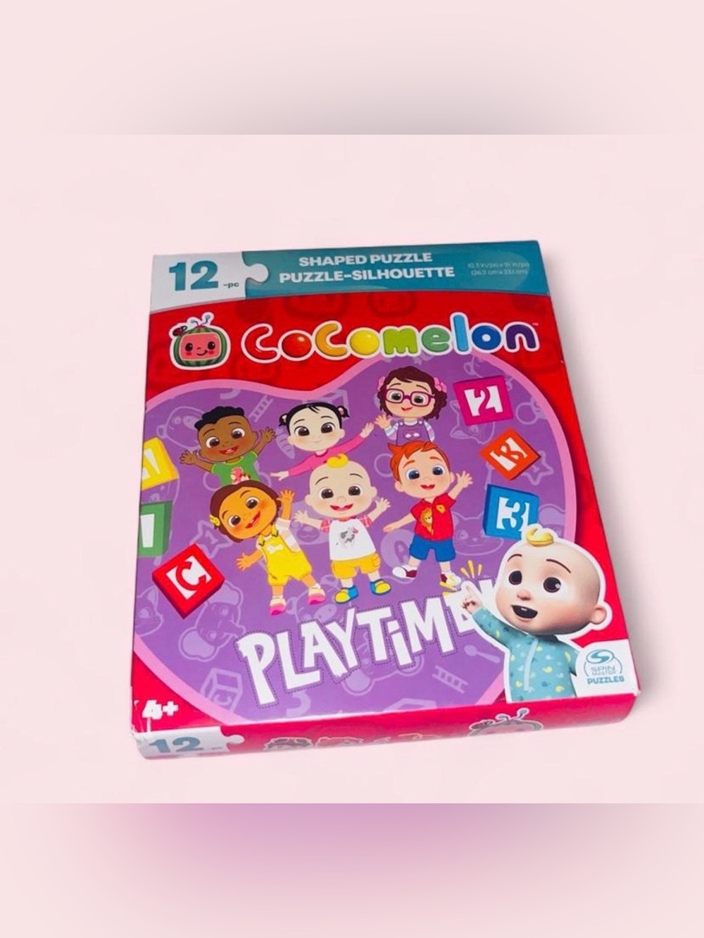 CoComelon Playtime Shaped Puzzle - Red, Purple, Blue